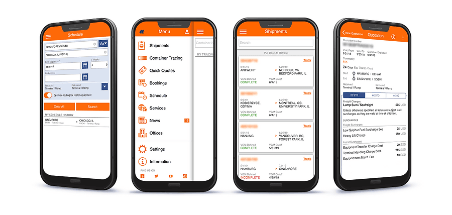 Waahtsy mobile app screens